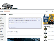Tablet Screenshot of maintenanceplatforms.pro